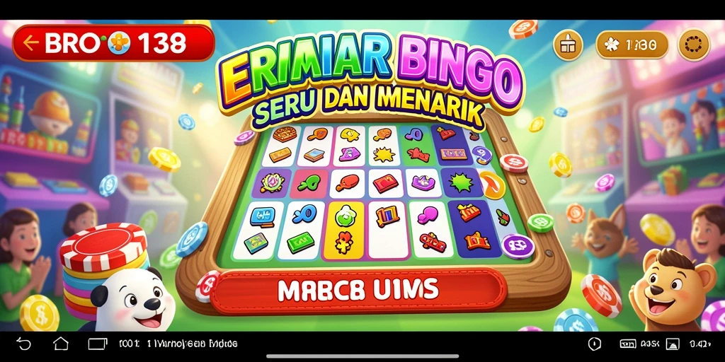 Tampilan gameplay menarik dari permainan Bingo BRO138.
