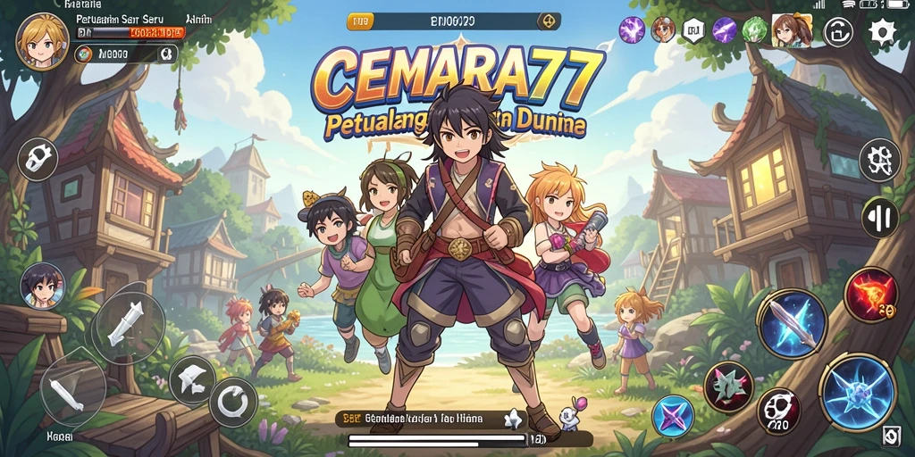 Screenshot CEMARA77 menampilkan aksi gameplay yang menarik dalam dunia Anime.