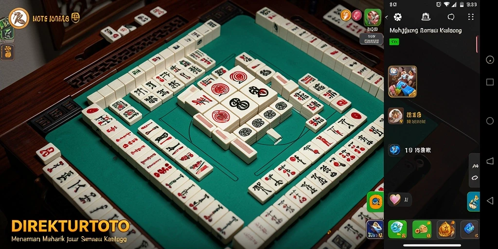 Screenshot utama dari gameplay Mahjong yang menarik di DIREKTURTOTO.
