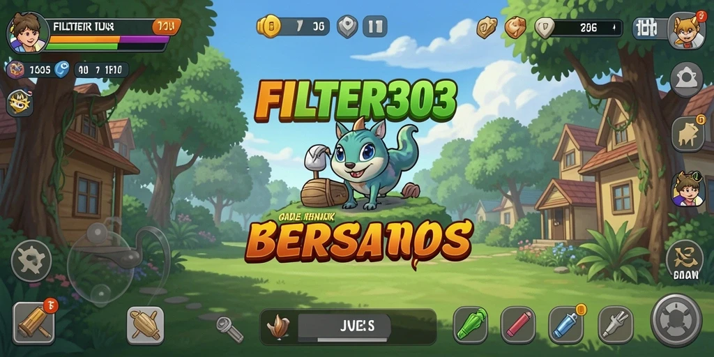 Tampilan gameplay <strong>FILTER303</strong> yang menarik dan interaktif.