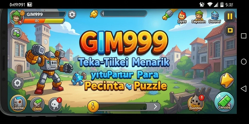 Tampilan gameplay GIM999 dengan tantangan Puzzle yang mendebarkan.