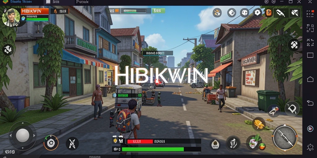 Tampilan menarik dari gameplay HIBIKWIN yang menunjukkan kreativitas di dunia virtual.