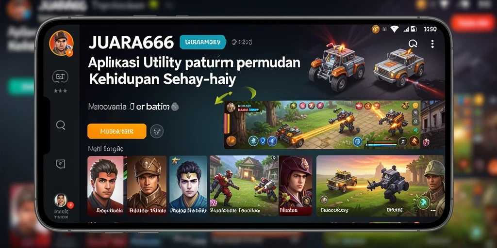 Tampilan antarmuka JUARA666 yang sederhana dan fungsional.