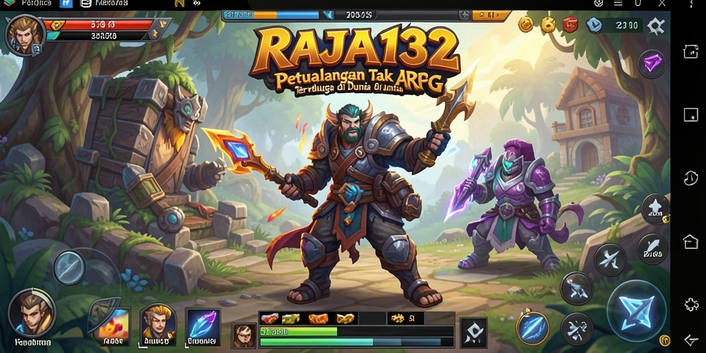 Tampilan gameplay seru di dunia RAJA132 yang penuh aksi.