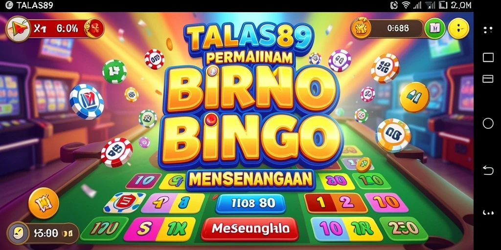 Screenshot utama TALAS89 menampilkan permainan Bingo yang seru dan interaktif.