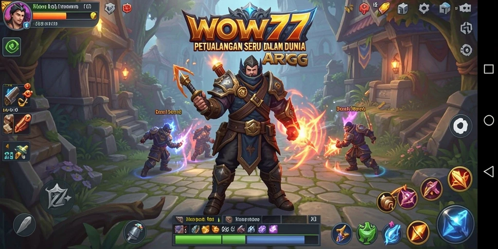 Gameplay WOW77 yang menarik dan menegangkan dalam pertarungan ARPG.